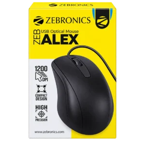 Zebronics Zeb-Alex USB Optical Mouse