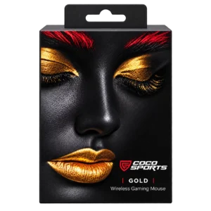 Coco Sports Gold Wireless Gaming Mouse