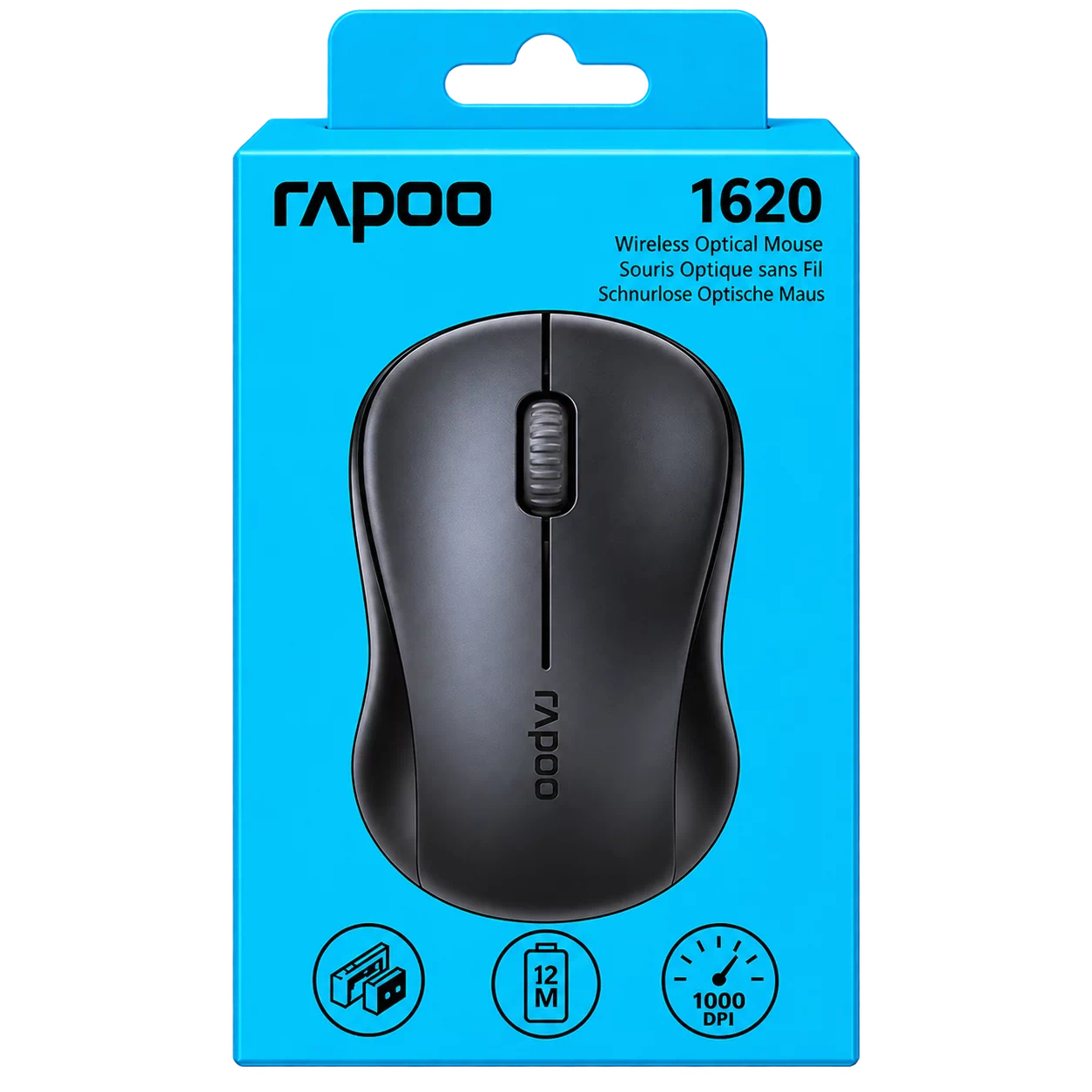 Rapoo 1620 Wireless Optical Mouse