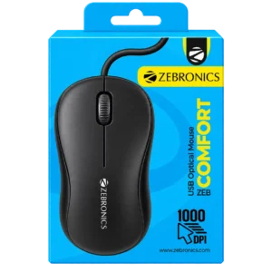 Zebronics Zeb-Comfort USB Optical Mouse