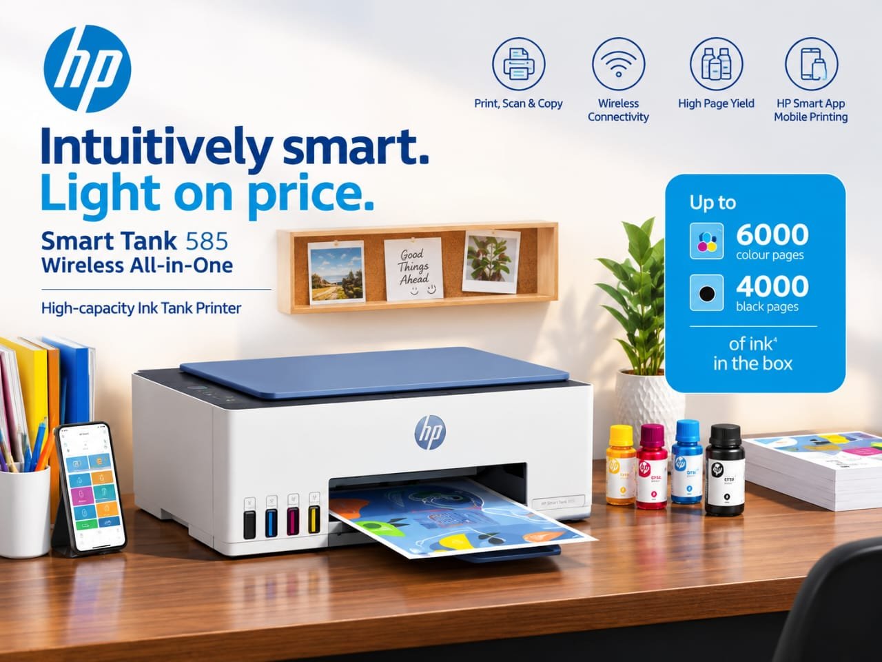 HP Smart Tank 585 All-in-One Printer (Copy)